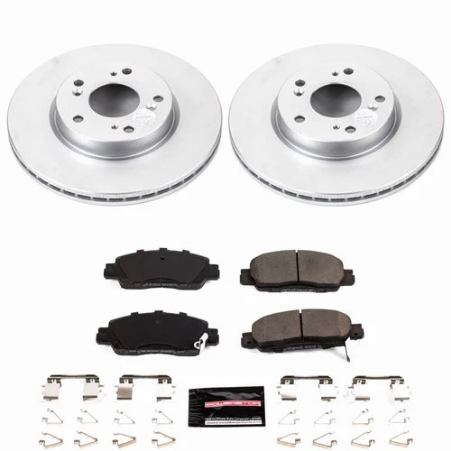 Power Stop 16-17 Honda Accord Front Z23 Coated Brake Kit - CPK7345-23 Photo - Primary
