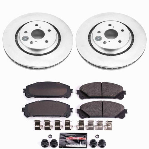 Power Stop 22-24 Lexus NX350 Front Z23 Coated Brake Kit - CPK7688-23 Photo - Primary