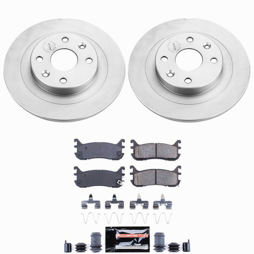 Power Stop 97-03 Ford Escort Rear Z23 Coated Brake Kit - CPK772-23 Photo - Primary