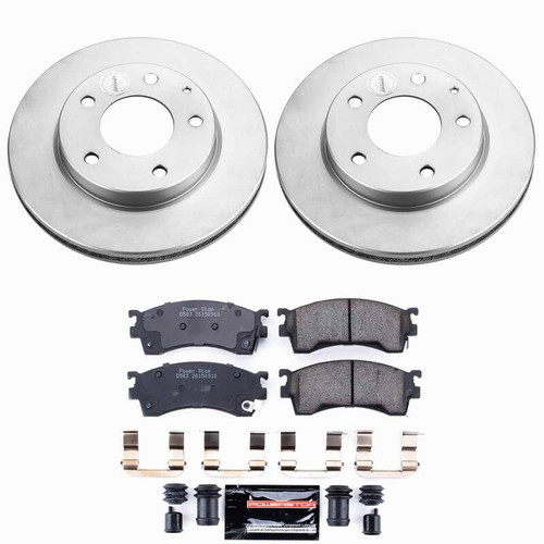 Power Stop 93-97 Ford Probe Front Z23 Coated Brake Kit - CPK782-23 Photo - Primary
