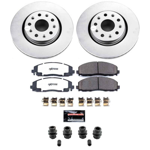 Power Stop 20-25 Jeep Gladiator Front Z36 Coated Truck & Tow Brake Kit - CPK7940-36 Photo - Primary