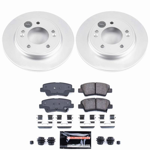 Power Stop 19-21 Hyundai Veloster Rear Z23 Coated Brake Kit - CPK8331-23 Photo - Primary