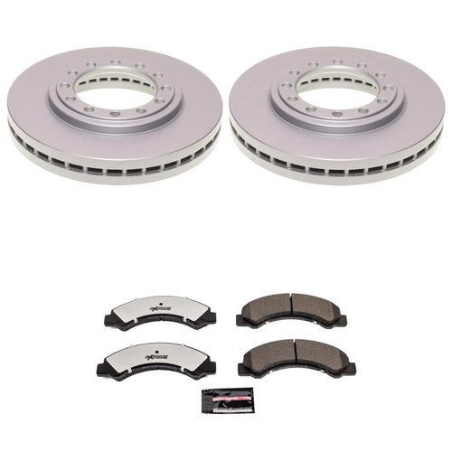Power Stop 16-23 Chevrolet LCF 3500 Front Z36 Coated Truck & Tow Brake Kit - CPK8369-36 Photo - Primary