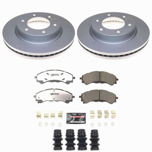 Power Stop 21-25 Ford Bronco Front Z36 Coated Truck & Tow Brake Kit - CPK8413-36 Photo - Primary