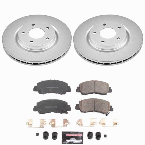 Power Stop 18-20 Mitsubishi Eclipse Cross Front Z23 Coated Brake Kit - CPK8424-23 Photo - Primary