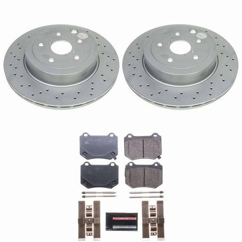 Power Stop 2024 Subaru WRX Rear Z23 Coated Brake Kit - CPK8496-23 Photo - Primary