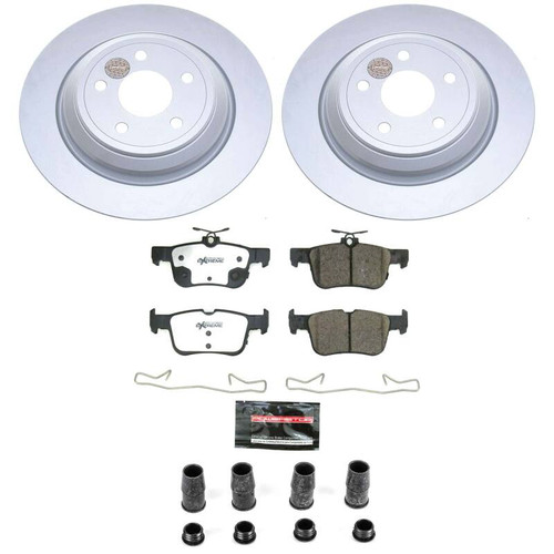 Power Stop 21-26 Ford Bronco Sport Rear Z36 Coated Truck & Tow Brake Kit - CPK8642-36 Photo - Primary