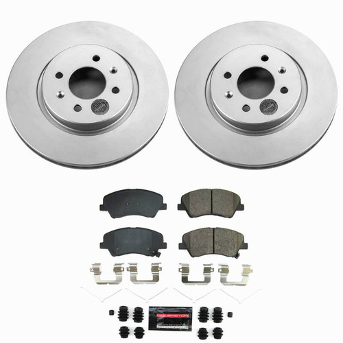 Power Stop 18-22 Hyundai Accent Front Z23 Coated Brake Kit - CPK8699-23 Photo - Primary