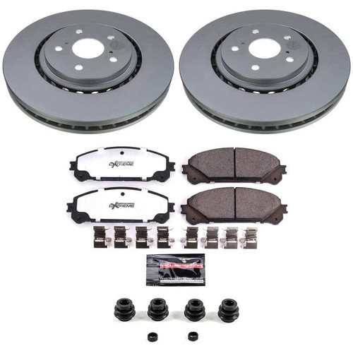 Power Stop 2025 Toyota RAV4 Front Z36 Coated Truck & Tow Brake Kit - CPK8705-36 Photo - Primary