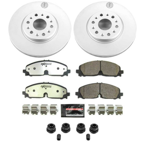 Power Stop 20-24 Buick Enclave Front Z36 Coated Truck & Tow Brake Kit - CPK8739-36 Photo - Primary