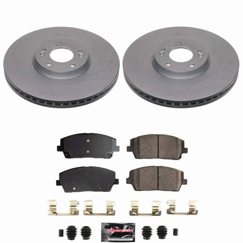 Power Stop 20-25 Hyundai Palisade Front Z23 Coated Brake Kit - CPK8750-23 Photo - Primary