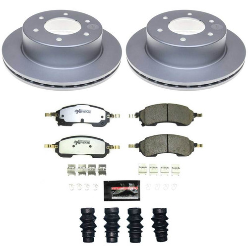 Power Stop 21-25 Ford Bronco Rear Z36 Coated Truck & Tow Brake Kit - CPK8763-36 Photo - Primary