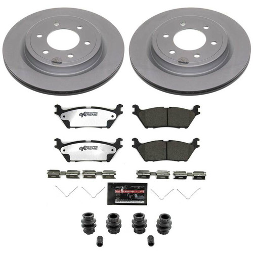 Power Stop 22-25 Ford Bronco Rear Z36 Coated Truck & Tow Brake Kit - CPK8764-36 Photo - Primary