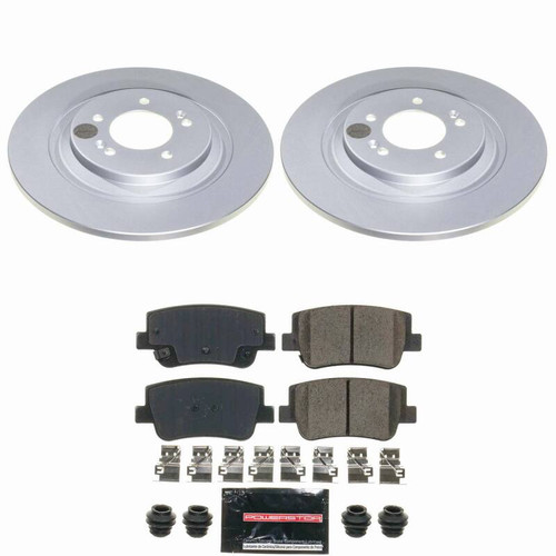 Power Stop 21-25 Hyundai Sonata Rear Z23 Coated Brake Kit - CPK9245-23 Photo - Primary