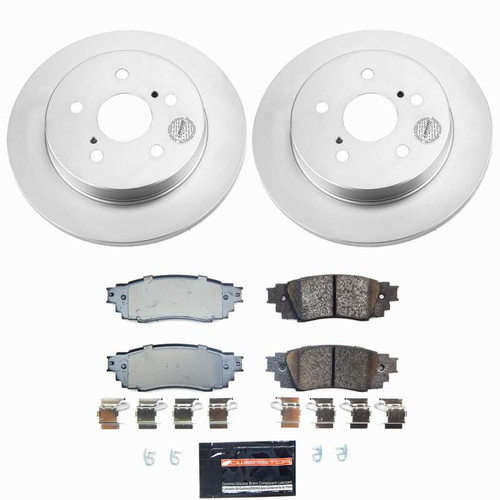 Power Stop 24-26 Toyota Corolla Cross Rear Z23 Coated Brake Kit - CPK9275-23 Photo - Primary