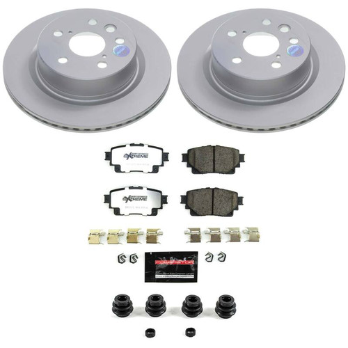 Power Stop 21-25 Lexus IS300 Rear Z36 Coated Truck & Tow Brake Kit - CPK9302-36 Photo - Primary