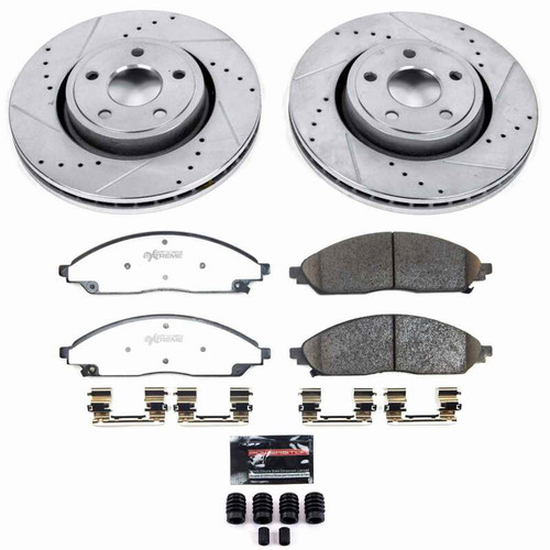 Power Stop 22-24 Jeep Grand Cherokee Front Z36 Truck & Tow Brake Kit - K9241-36 Photo - Primary