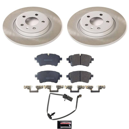 Power Stop 2020 Audi A4 Rear Semi-Coated Rotor Kit - SC8648 Photo - Primary