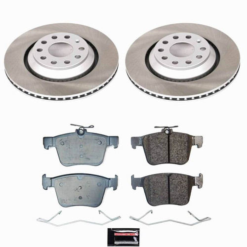 Power Stop 21-25 Volkswagen Atlas Rear Semi-Coated Rotor Kit - SC9214 Photo - Primary