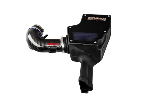 Corsa 18-23 Ford F-150 Mustang GT 5.0L V8 Closed Box Intake w/ Forged CF Duct & Oiled Air Filter - 44007-MF Photo - Primary