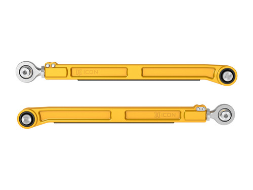 ICON 24-26 Toyota LC250 / GX550 / 25-26 4Runner Billet Rear Lower Link Kit - Gold Anodizing - 54003G Photo - Primary