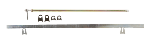 RaceQuip Net Mount Kit Spring Pin 19.5w/ Flat Bar - 700108RQP Photo - Primary