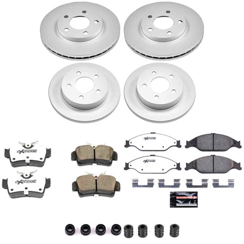 Power Stop 99-04 Ford Mustang Front and Rear Z26 Coated Brake Kit - CPK1302-26 User 1