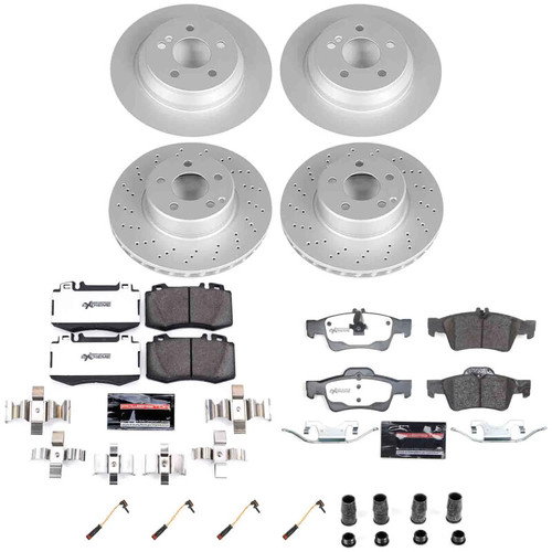 Power Stop 2006 Mercedes-Benz S350 Front and Rear Z26 Coated Brake Kit - CPK2817-26 User 1