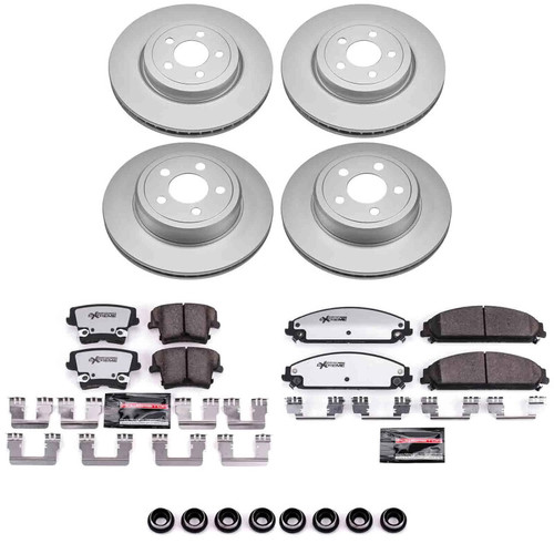 Power Stop 05-23 Chrysler 300 Front and Rear Z26 Coated Brake Kit - CPK2853-26 User 1