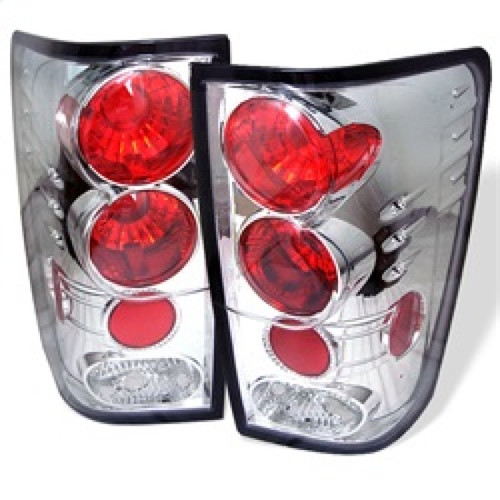 Spyder Nissan Titan 04-14 Euro Style Tail Lights Chrome ALT-YD-NTI04-C - 5007032
