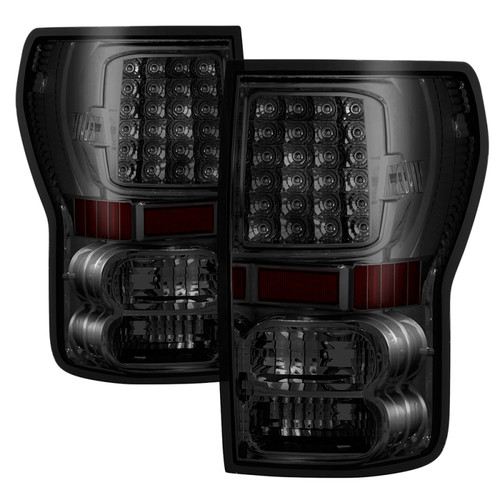xTune Toyota Tundra 07-13 LED Tail Lights Smoke ALT-ON-TTU07-LED-SM - 5013231