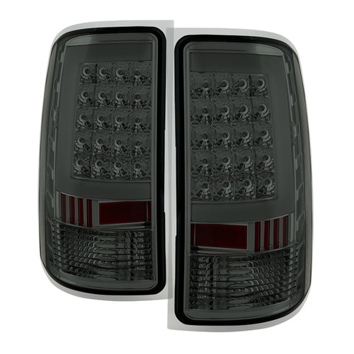 xTune GMC Sierra 07-13 LED Tail Lights Smoke ALT-ON-GS07-G2-LED-SM - 5081599