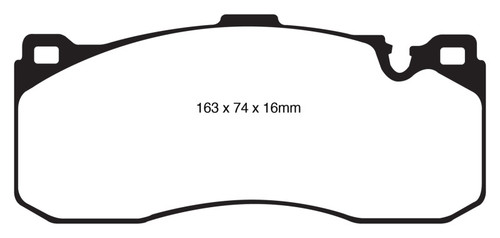 EBC 08-10 BMW 135 3.0 Twin Turbo Greenstuff Front Brake Pads - DP21995