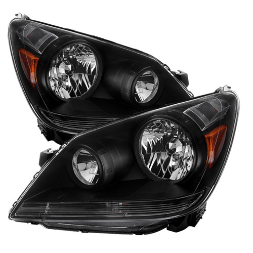 xTune Honda Odyssey 05-07 Crystal Headlights Black HD-JH-HODY05-AM-BK - 9023842