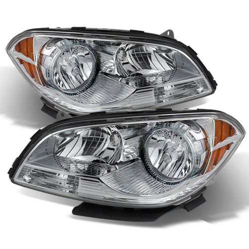xTune Chevy Malibu 2008-2012 Crystal Headlights Chrome HD-JH-CMA08-AM-C - 9026027