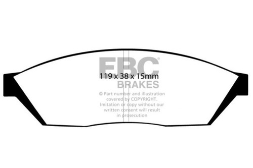 EBC 82-84 Honda Civic Hatchback 1.3 (4 Speed) Greenstuff Front Brake Pads - DP2374 EBC 82-84 Honda Civic Hatchback 1.3 (4 Speed) Greenstuff Front Brake Pads - DP2374