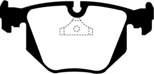 EBC 94-96 BMW 840 4.0 (E31) Greenstuff Rear Brake Pads - DP2871 EBC 94-96 BMW 840 4.0 (E31) Greenstuff Rear Brake Pads - DP2871