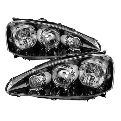 xTune Acura Rsx 2005-2006 OEM Style Headlights -Black HD-JH-ARSX05-AM-BK - 9029516