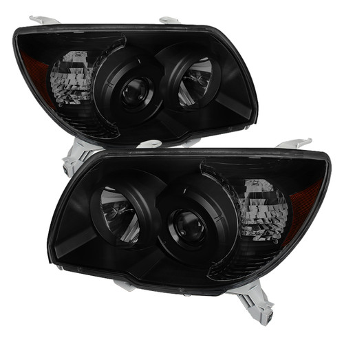 xTune Toyota 4Runner 06-09 Crystal Headlights Black Smoked HD-JH-T4R06-AM-BSM - 9033421