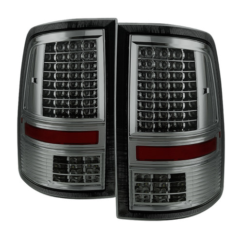 xTune Dodge Ram 1500 09-14 LED Tail Lights Incandescent Model Only Smoked ALT-JH-DR09-LED-G2-SM - 9034862