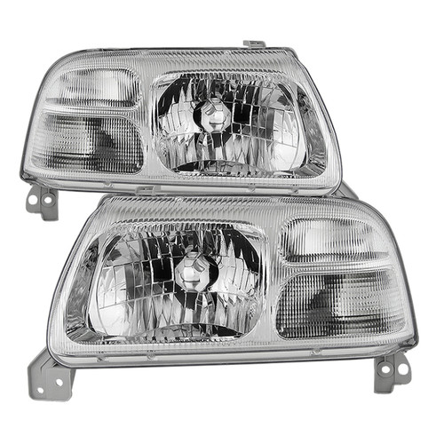 xTune Suzuki Grand Vitara 99-03 OEM Style Headlights - Chrome HD-JH-SGV99-C - 9035722