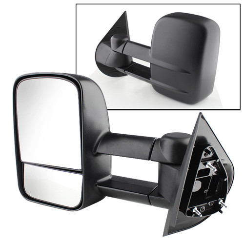 xTune Chevy Silverado 07-12 Manual Extendable Power Heated Adjust Mirror Left MIR-CSIL07-PW-L - 9924996