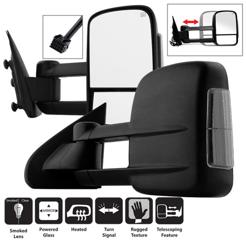 xTune Dodge Ram 02-09 L&R Manual Extendable Manual Adjust Mirror MIR-DRAM02-MA-SET - 9935725