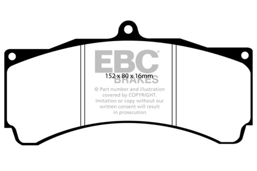 EBC Brakes Yellowstuff Performance Brake Pads - DP4032R