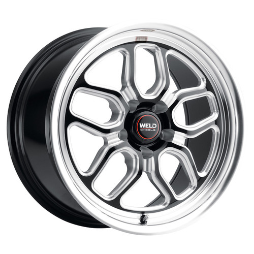 Weld S107 17X8 Laguna 5X114.3 ET00 BS4.50 Gloss Black MIL Dia 78.1 - S10778067450 Photo - Primary