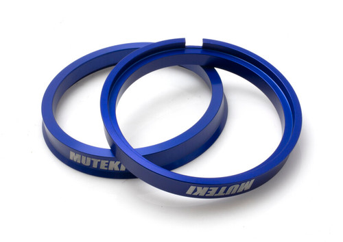 Wheel Mate Muteki Hub Ring Set 75mm x 64.1mm - 2 Piece - Blue - WMPHR7506412PC User 1