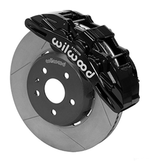 Wilwood SX6R Front Brake Kit 14in Slotted Rotors Black Calipers w/ Lines 16-19 Chevrolet Camaro SS - 140-15438 User 1