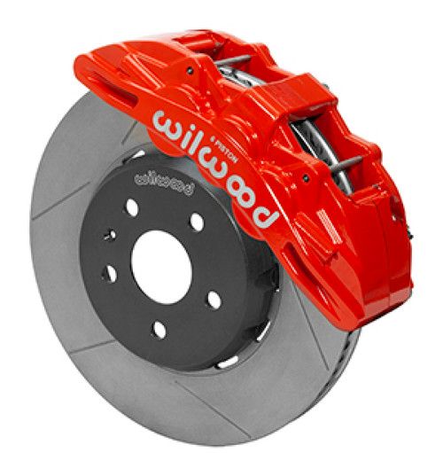 Wilwood SX6R Front Brake Kit 14in SRP Slotted Red 16-19 Chevy Camaro SS - 140-15438-R User 1