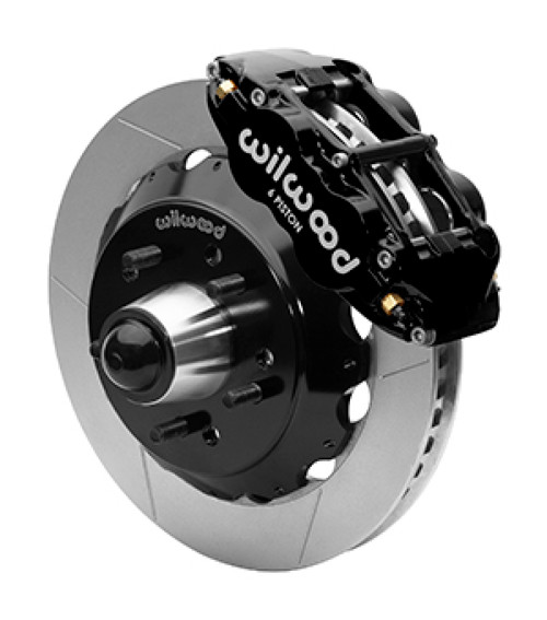 Wilwood Superlite 6R Front Brake Kit for 63-87 Chevy C10 Prospindle 13.06 in Diameter Black Calipers - 140-15941 User 1