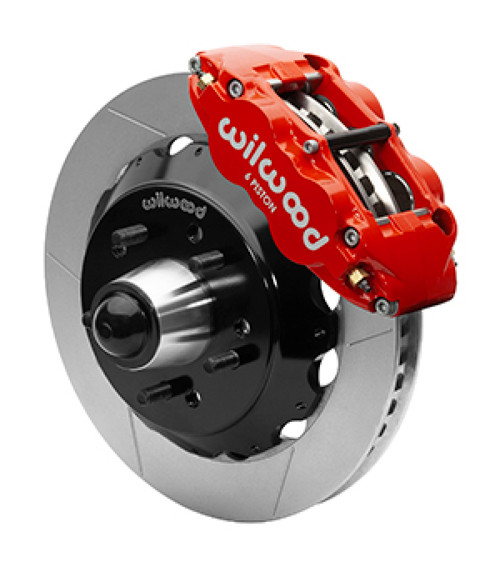 Wilwood Superlite 6R Front Brake Kit for 63-87 Chevy C10 Prospindle13.06 in Diameter, Red Calipers - 140-15941-R User 1